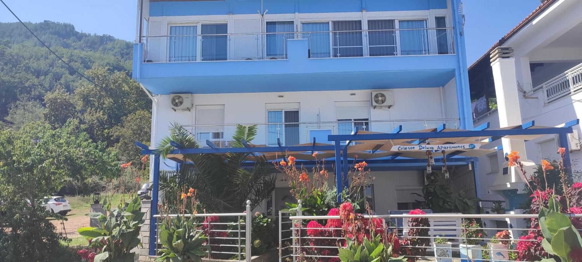 Celeste Deluxe Apartments Skala Potamia  Exterior foto